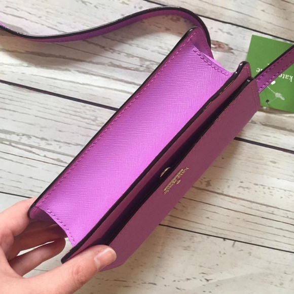 Kate Spade Arielle Morning Glory Purple Crossbody - Picture 7 of 8